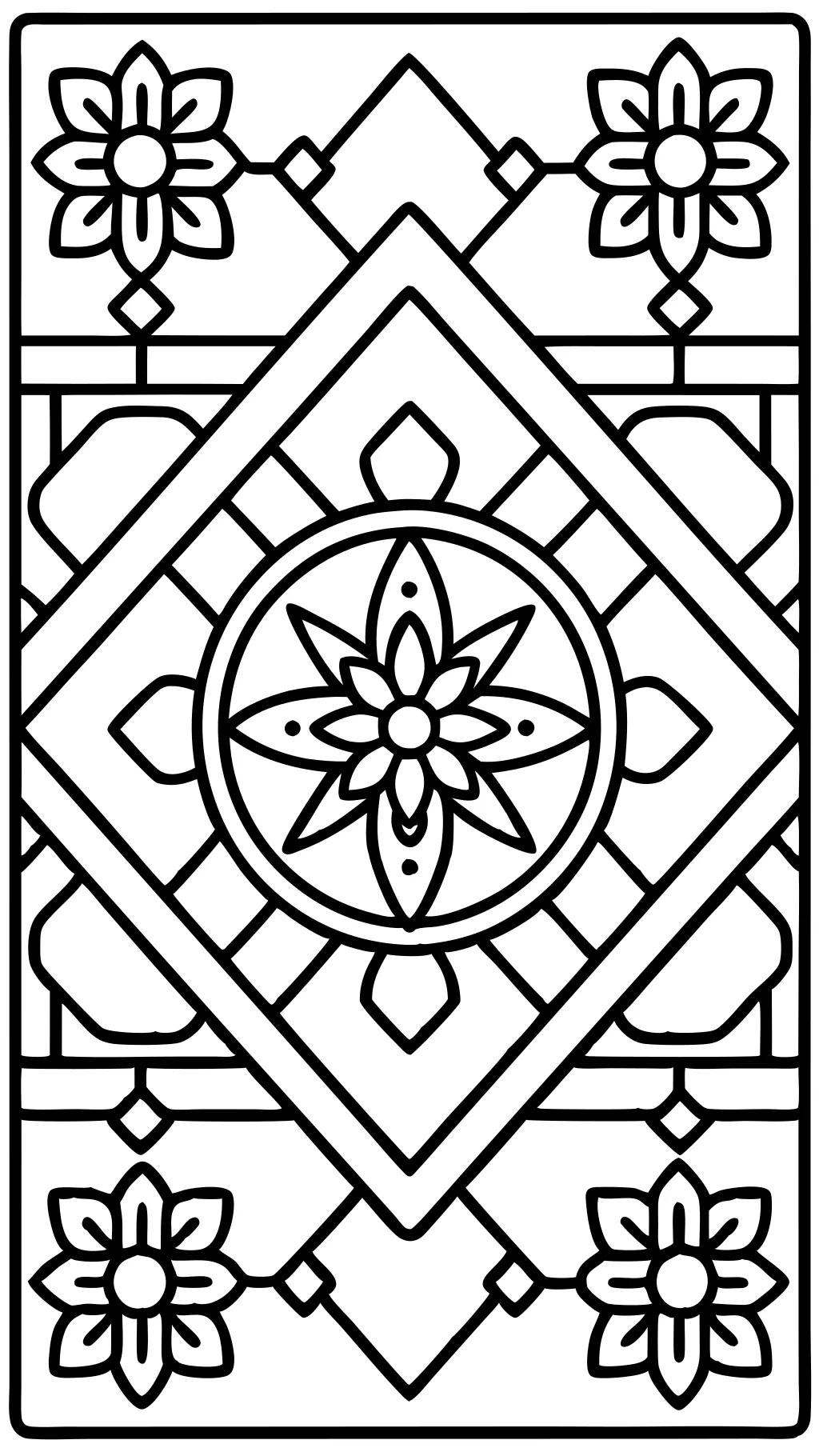 square coloring pages